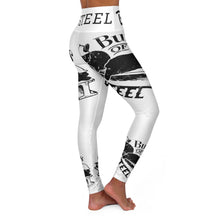 Load image into Gallery viewer, Buns Of Steel White Leggings (Ladies)