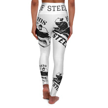 Load image into Gallery viewer, Buns Of Steel White Leggings (Ladies)