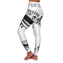 Load image into Gallery viewer, Buns Of Steel White Leggings (Ladies)