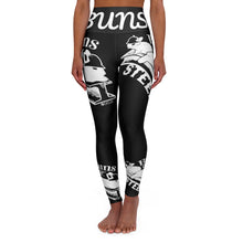 Load image into Gallery viewer, Buns Of Steel Black Leggings (Ladies)