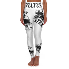 Load image into Gallery viewer, Buns Of Steel White Leggings (Ladies)