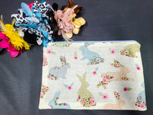 Load image into Gallery viewer, Hippie Bunny Zipper Pouch